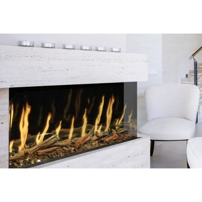 Modern Flames Orion 100" Multi Heliovision Virtual Multi-View Built-In Electric Fireplace