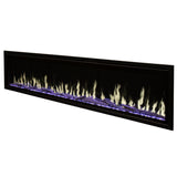 Modern Flames Orion 76" Slim Heliovision Virtual Recessed / Wall Mount Electric Fireplace