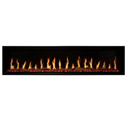 Modern Flames Orion Multi Electric Fireplace, 73'' Wall Mount Studio Suite | Weathered Walnut