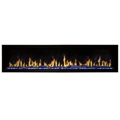 Modern Flames Orion Multi Electric Fireplace 88'' Wall Mount Studio Suite | White Ready to Paint