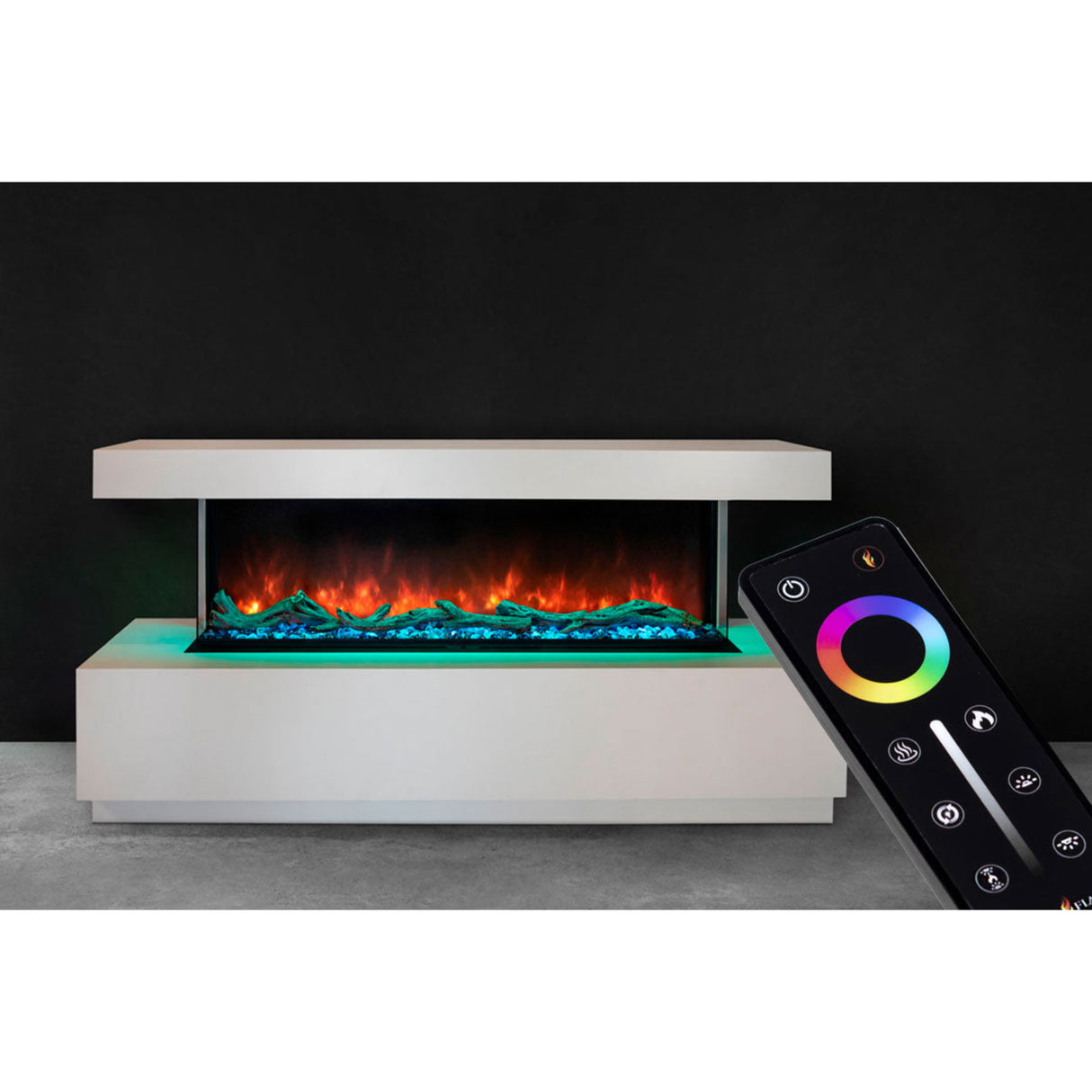 Modern Flames 120" Landscape Pro Multi-Sided Built-In Electric Fireplace