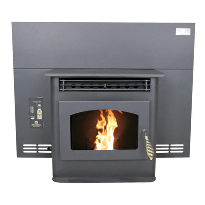 Breckwell Maverick SP22 Pellet Insert Stove - Black Door & Ignitor