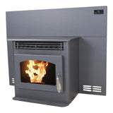 Breckwell Maverick SP22 Pellet Insert Stove - Black Door & Ignitor