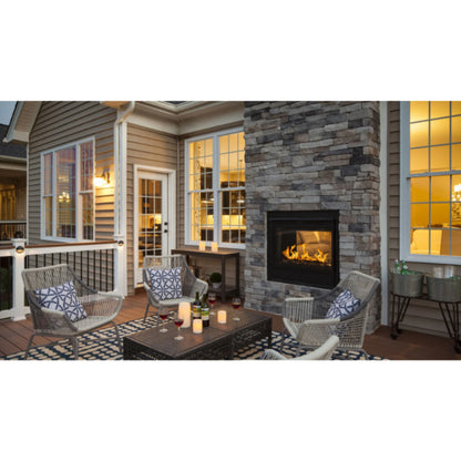 Majestic Twilight Modern 36" Indoor/Outdoor See-Through Gas Fireplace Contemporary with Intellifire (NG)