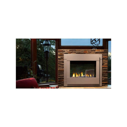 Majestic Twilight Modern 36" Indoor/Outdoor See-Through Gas Fireplace Contemporary with Intellifire (NG)