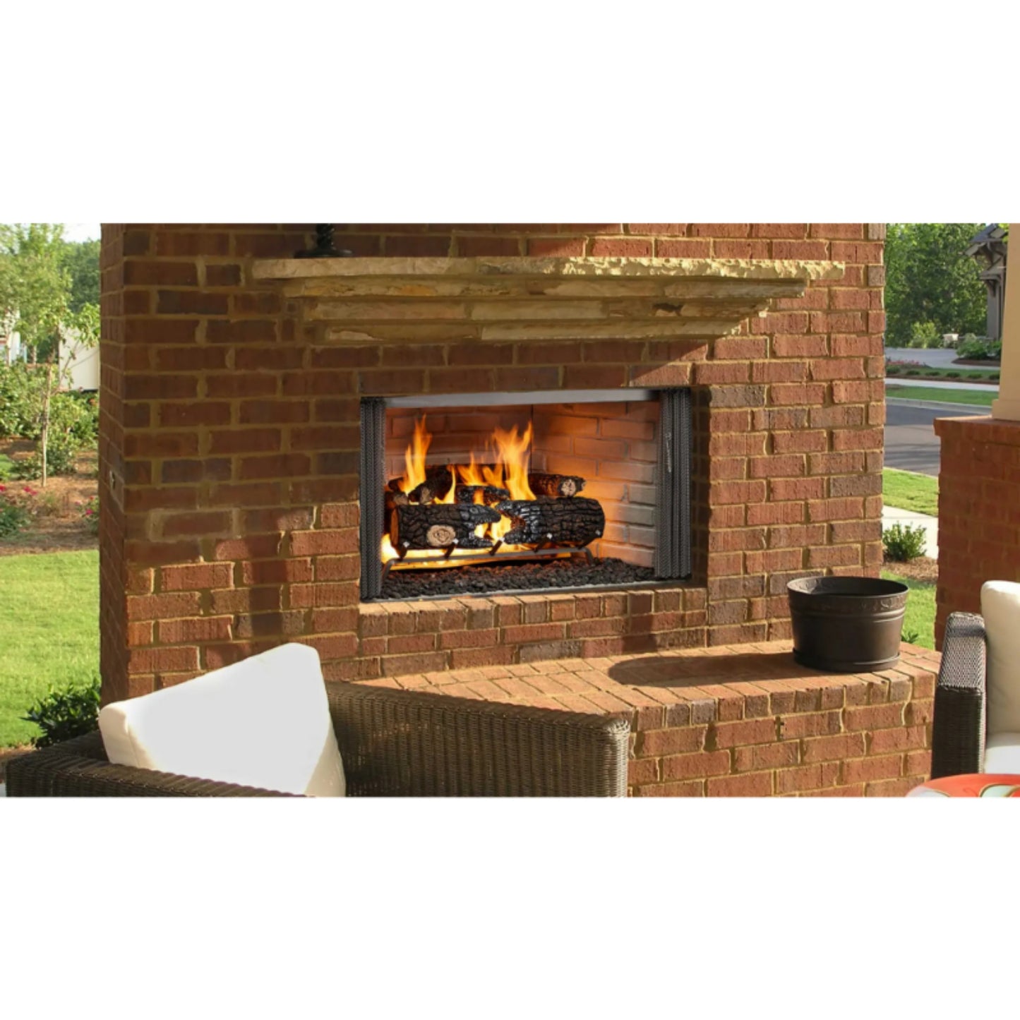 Majestic Villawood 42" Outdoor Wood Burning Fireplace