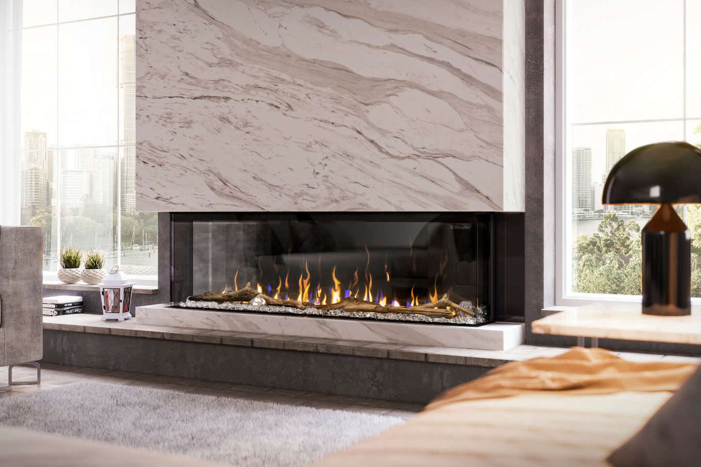 Dimplex Ignite Bold 60" Built-in Linear Electric Fireplace